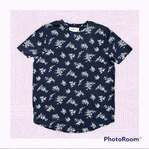ABERCROMBIE FLORAL TEE MEN XLARGE WORN